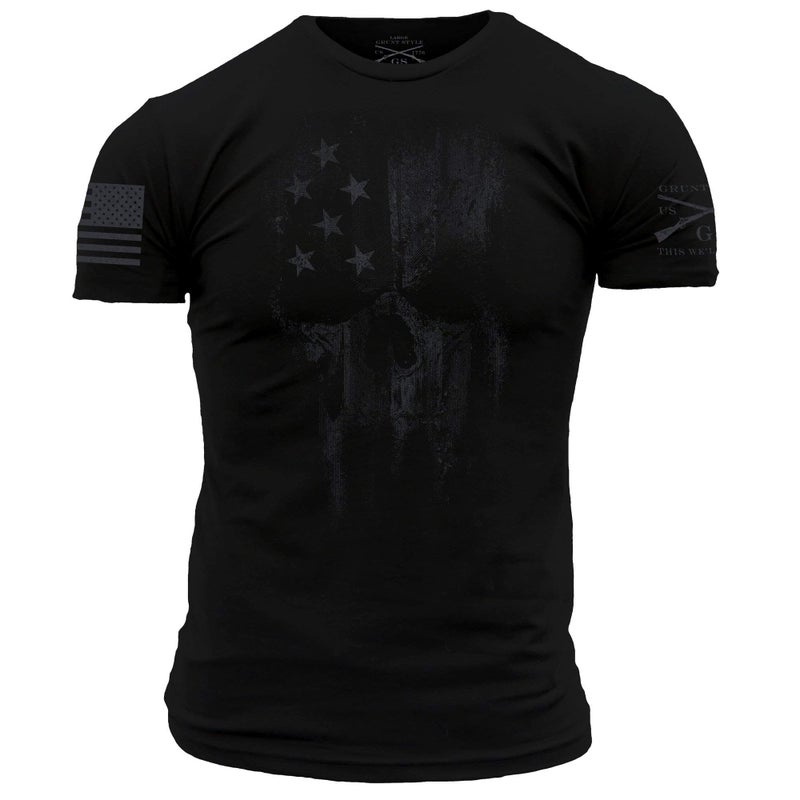 Grunt Style American Reaper 2.0 - Men's T-Shirt (Spectre Black, Medium)